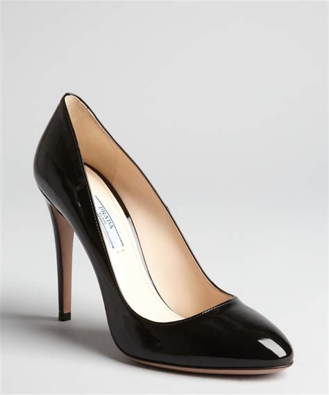 prada patent leather heels